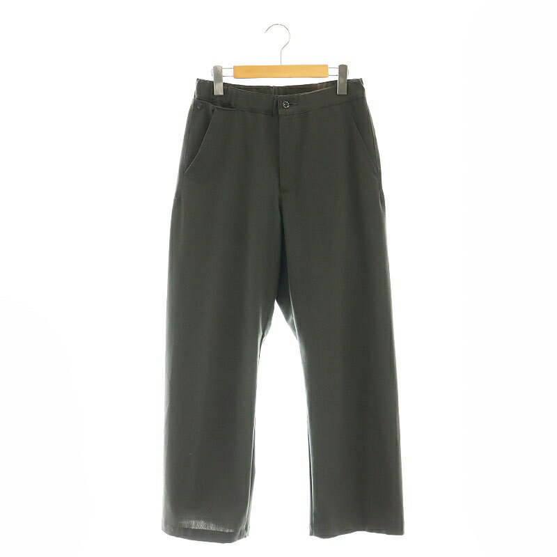 【中古】ドゥーズィエムクラス DEUXIEME CLASSE 22SS relaxing パンツ ワイド イージー ジッパーフライ 36 グレー /MI ■OS レディース 【ベクトル 古着】 241202