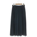 【中古】ドレステリア DRESSTERIOR ミックスプリーツスカート ロング 36 S ブルーグレー /SY ■OS レディース 【ベクトル 古着】 2412...