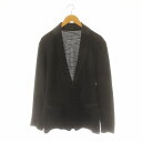 【中古】ジョセフオム JOSEPH HOMME サマーテーラードジャケット リネン混 50 濃紺 ダークネイビー /MI ■OS レディース 【ベクトル 古着】...