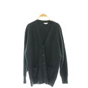 【中古】アール バイ リタ タカハシ R By RITA TAKAHASHI 23AW ウールカシミヤ Vネックカーディガン ニット 長袖 38 チャコール /DF ■OS レディース 【ベクトル 古着】 241210(4)