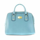 【中古】マイケルコース MICHAEL KORS ミニボストンバッグ レザー 青 ブルー /AS ■OS レディース 【ベクトル 古着】 250313