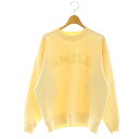 【中古】ユニオンランチ UNION LAUNCH スマイルスウェットシャツ Smile Sweat Shirt トレーナー 長袖 プルオーバー コットン S 黄 イエロー /YQ ■OS レディース 【ベクトル 古着】 241227