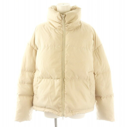 【中古】クロージング イセタン ミツコシ Clothing ISETAN MITSUKOSHI ショート丈ダウンコート ジップアップ 38 ベージュ /HK ■OS レディース 【ベクトル 古着】 241224 【中古】クロージング イセタン ミツコシ Clothing ISETAN MITSUKOSHI ショート丈ダウンコート ジップアップ 38 ベージュ /HK ■OS レディース 【ベクトル 古着】 241224
