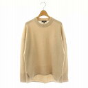 【中古】セオリー Theory 23AW Renewed Cashmere Crew Karenia カシミヤ ニット セーター 長袖 S ベージュ /DF ■...