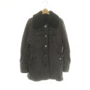 【中古】ヒステリックス Hysterics フェイクファーボアデニムジャケット Gジャン ミドル丈 F グレー 黒 ブラック /DO ■OS レディース 【ベクトル 古着】 250107(4)