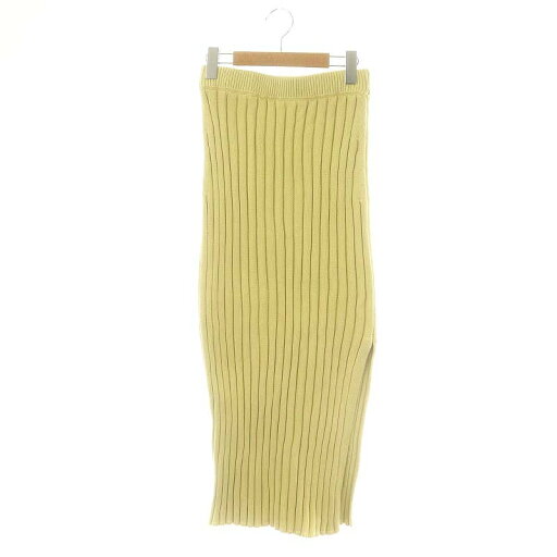 【中古】マウジー MOUSSY WIDE RIBスカート タイト ニット ロング スリット F ライム 010FAS70-7080 /HK ■OS ■SH レディース 【ベクトル 古着】 250120 【中古】マウジー MOUSSY WIDE RIBスカート タイト ニット ロング スリット F ライム 010FAS70-7080 /HK ■OS ■SH レディース 【ベクトル 古着】 250120