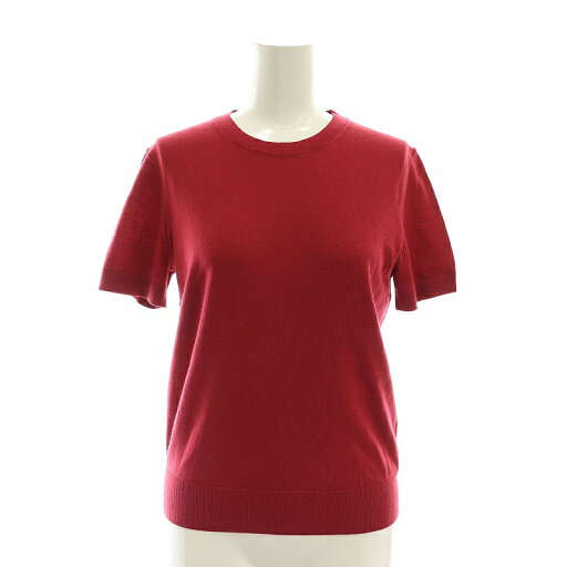 【中古】セオリー Theory 24AW Regal Wool Basic Tee P ニット カットソー 半袖 ウール S 赤 レッド /DO ■OS レディース 【ベクトル 古着】 250110 【中古】セオリー Theory 24AW Regal Wool Basic Tee P ニット カットソー 半袖 ウール S 赤 レッド /DO ■OS レディース 【ベクトル 古着】 250110