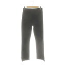【中古】マザー mother THE INSIDERCROP STEP FRAY パンツ スキニー スリム カットオフ 25 黒 ブラック /DF ■OS ■S...