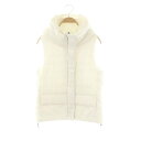 【中古】ダブルスタンダードクロージング ダブスタ DOUBLE STANDARD CLOTHING 中綿ベスト ジップアップ 36 白 ホワイト /DF ■OS レディース 【ベクトル 古着】 250128(4)