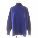 【中古】ラウンジドレス ガリャルダガランテ Loungedress GALLARDAGALANTE 23AW ハイネック総針ニット セーター 長袖 F 青 ブルー /DO ■OS レディース 【ベクトル 古着】 250207(4)