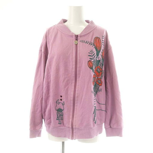 【中古】アルベロベロ ALBEROBELLO olleborebla オレボレブラ スウェット ジップアップ ジャケット ブルゾン パープルピンク /MI ■OS レディース 【ベクトル 古着】 250204 【中古】アルベロベロ ALBEROBELLO olleborebla オレボレブラ スウェット ジップアップ ジャケット ブルゾン パープルピンク /MI ■OS レディース 【ベクトル 古着】 250204