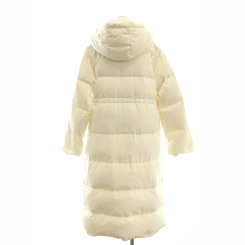 【中古】グレースクラス GRACE Class 24AW 2WAYロングダウンコート ダウンベスト アウター フード 34 白 ホワイト /DF ■OS レディース 【ベクトル 古着】 250205