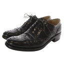 【中古】チャーチ church's catherine r black polishe メダリオンレザーシューズ レザー 36 23cm 黒 ブラック /SR39 レディース 【ベクトル 古着】 250213(4)