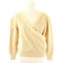 【中古】ハーリップトゥ Herlipto Romantic Pearl Knit Pullover プルオーバー ニット セーター S アイボリー /AT ■OS レディース 【ベクトル 古着】 250226(4)
