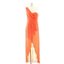 【中古】ビーシービージーマックスアズリア BCBGMAXAZRIA パーティードレス ワンピース マキシ ロング 4 ピンク /AT ■OS レディース 【ベク...