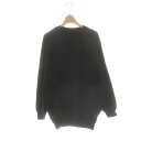 【中古】ユナイテッドアローズ UNITED ARROWS マルゥ MARW スウェットトレーナー 長袖 コットン 36 黒 9112-673-0016 /NR ...