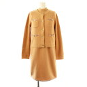 【中古】セルフォード CELFORD 24AW ニットワンピースセットアップ スーツ ジャケット 36 ピンクベージュ /ES ■OS レディース 【ベクトル ...