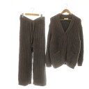 【中古】ジェラートピケオム GELATO PIQUE HOMME 24AW ルームウェア ナイトウェア カーディガン パンツ セットアップ F チャコールグレー...
