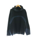 【中古】ダストネーション DUSTNATION GABBER SWEAT HOODIE パーカー スウェット 長袖 XL ブラック チャコール /ES ■OS ...