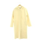 【中古】B&Y ユナイテッドアローズ BEAUTY&YOUTH ビューティー&ユース ドロップショルダーフードコート ロング S アイボリー /AT ■OS レディース 【ベクトル 古着】 250317
