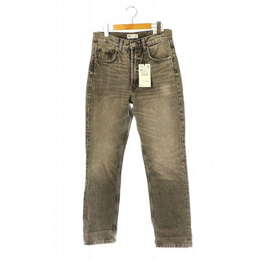 【中古】ザラ ZARA デニムパンツ ジーンズ ウォッシュド加工 38 グレー /AT ■OS レディース 【ベクトル 古着】 250319 【中古】ザラ ZARA デニムパンツ ジーンズ ウォッシュド加工 38 グレー /AT ■OS レディース 【ベクトル 古着】 250319