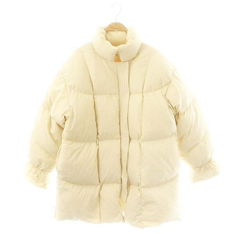 【中古】トゥデイフル TODAYFUL 23AW Standcollar Down Jacket ダウンジャケット 36 アイボリー /MI ■OS レディース 【ベクトル 古着】 250401