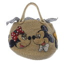 【中古】ビームスボーイ BEAMS BOY 20th オールスターカゴバッグ DISNEY ハンドバッグ べージュ /SR35 レディース 【ベクトル 古着】 ...