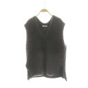 【中古】ディスコート Discoat 24AW フェザーヤーンロング丈ベスト F チャコールグレー /MI ■OS レディース 【ベクトル 古着】 250325(4)