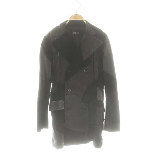 【中古】トリココムデギャルソン tricot COMME des GARCONS AD2002 レザーパッチワークジャケット テーラード M 黒 /MI ■OS レディース 【ベクトル 古着】 250324 【中古】トリココムデギャルソン tricot COMME des GARCONS AD2002 レザーパッチワークジャケット テーラード M 黒 /MI ■OS レディース 【ベクトル 古着】 250324