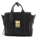 【中古】3.1 フィリップリム 3.1 phillip lim ミニ サッチェル ハンドバッグ レザー ブラック /YO5 レディース 【ベクトル 古着】 250404(4)