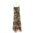 【中古】ナチュラルクチュール natural couture 24AW mamamo フロントシャーリングキャミワンピース マキシ ロング 茶 ブラウン /AT ■OS レディース 【ベクトル 古着】 250327(4)