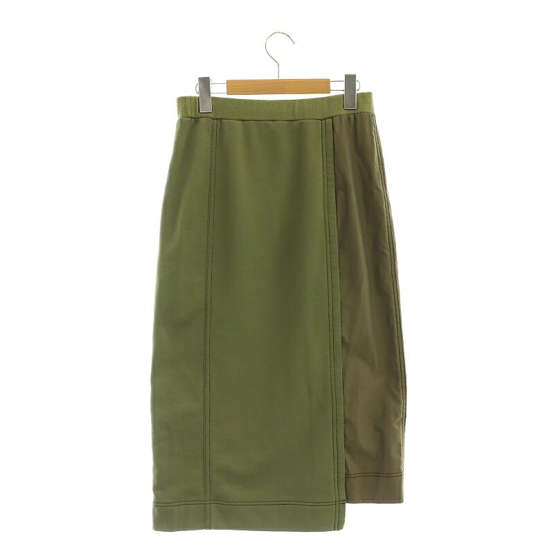 ブランド古着ベクトルプレミアム店の【中古】ダイアグラム グレースコンチネンタル Diagram GRACE CONTINENTAL ストレッチスカート タイト ミモレ ロング 36 カーキ /AT ■OS レディース 【ベクトル 古着】 250328｜アングル2