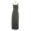 【中古】トゥデイフル TODAYFUL 22SS Cotton Layered Camisoledress キャミソール ワンピース ロング 38 グレー /H...