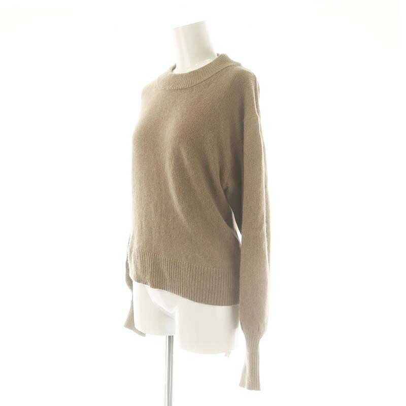 【中古】フーズフーチコ who's who Chico バックリボンセーター ニット ショート F 茶 ブラウン /SS ■OS ■GY39 ■AX レディース 【ベクトル 古着】 250422