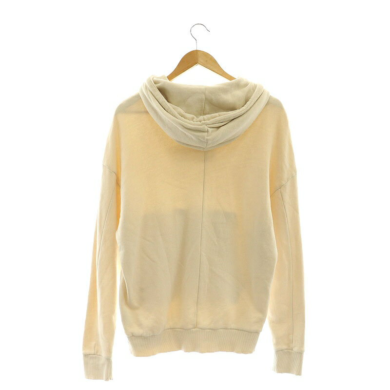 【中古】リーボック Reebok パーカー プルオーバー ロゴ S アイボリー /AT ■OS ■GY139 ■AX メンズ 【ベクトル 古着】 250404