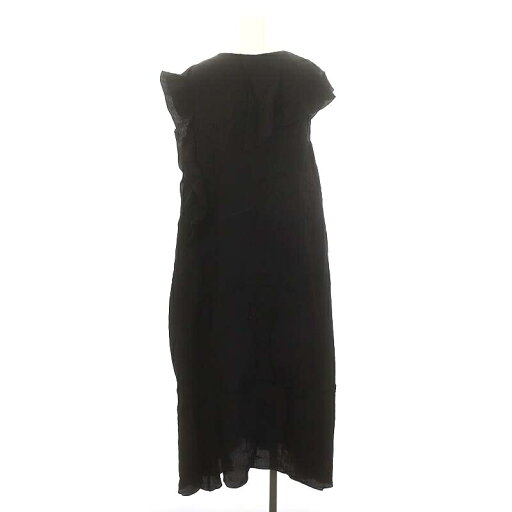 【中古】ジルスチュアート JILL STUART 23AW アシンメトリーラッフルワンピース ロング ノースリーブ 2 黒 ブラック /DF ■OS ■PN レディース 【ベクトル 古着】 250407 【中古】ジルスチュアート JILL STUART 23AW アシンメトリーラッフルワンピース ロング ノースリーブ 2 黒 ブラック /DF ■OS ■PN レディース 【ベクトル 古着】 250407