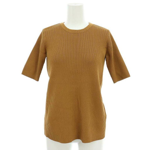 【中古】ローレン louren back open design summer knit ニット カットソー 五分袖 リブ F 茶 ブラウン /AT ■OS ■SH ■PN レディース 【ベクトル 古着】 250410 【中古】ローレン louren back open design summer knit ニット カットソー 五分袖 リブ F 茶 ブラウン /AT ■OS ■SH ■PN レディース 【ベクトル 古着】 250410