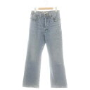 【中古】リーバイスレッド Levi's RED RIBCAGE BOOT デニムパンツ フレア ボタンフライ 27 ブルー /HK ■OS レディース 【ベクト...