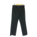 【中古】ランバン スポール LANVIN SPORT ストレートパンツ スラックス 42 黒 ブラック /AT ■OS ■SH レディース 【ベクトル 古着】 250417