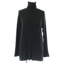 【中古】アーペーセー A.P.C. ハイネック リブニット プルオーバー 長袖 M ブラック /DF ■OS レディース 【ベクトル 古着】 250425
