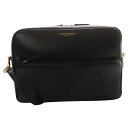 【中古】ジェイ&エムデヴィッドソン J&M Davidson GABBY ショルダーバッグ レザー ロゴ 黒 ブラック /SR18 ■AD レディース 【ベクトル 古着】 250422(4)
