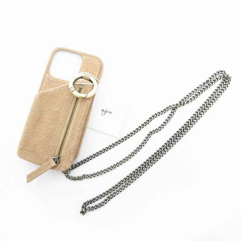 š̤ 塼 ajew դ suede case shoulder iPhone 15pro ޥۥ  ֥饦 /UD AA ǥ ڥ٥ȥ  250514