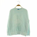 【中古】ユーシーエルエー UCLA LOGO SWEAT スウェット トレーナー 長袖 クルーネック F ライトブルー /MY ■OS レディース 【ベクトル ...