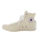 【中古】コンバース CONVERSE プレイコムデギャルソン スニーカー ハイカット キャンバス US6.5 ホワイト 1CK709 /YO8 メンズ レディース 【ベクトル 古着】 250428(4)