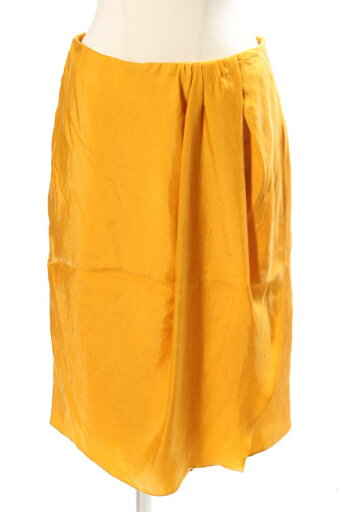 【中古】カルヴェン CARVEN スカート タイト ラップ ひざ丈 タック 36 黄 イエロー /☆y0516 ■PN レディース 【ベクトル 古着】 250512 【中古】カルヴェン CARVEN スカート タイト ラップ ひざ丈 タック 36 黄 イエロー /☆y0516 ■PN レディース 【ベクトル 古着】 250512