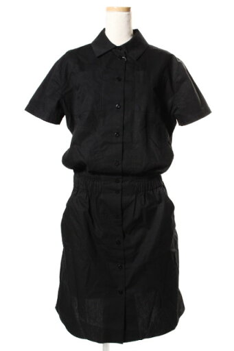 【中古】カルヴェン CARVEN ワンピース シャツワンピ ひざ丈 フレア 36 黒 ブラック /mm0515 ■PN レディース 【ベクトル 古着】 250425 【中古】カルヴェン CARVEN ワンピース シャツワンピ ひざ丈 フレア 36 黒 ブラック /mm0515 ■PN レディース 【ベクトル 古着】 250425