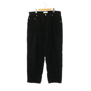 【中古】クーティー COOTIE プロダクションズ PRODUCTIONS 24AW 5 Pocket Corduroy Baggy Pants コーデュロイ パンツ ワイド L 黒 /MI ■OS メンズ 【ベクトル 古着】 250423