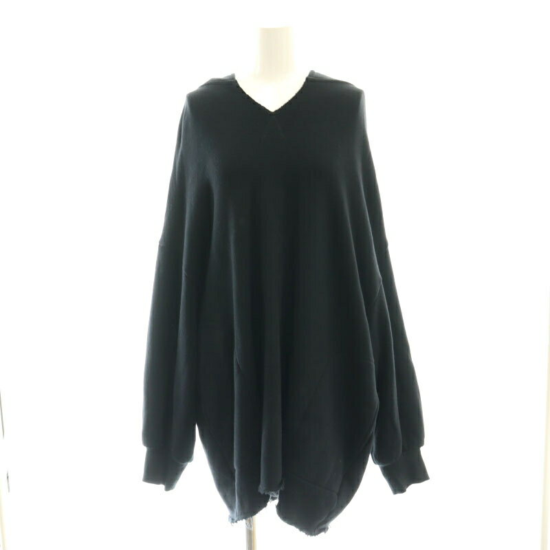 【中古】フレームワーク Framework フレームワーク オーバースリーブフーディ パーカー F 黒 ブラック ..