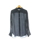 【中古】プラージュ Plage 24SS SILK RAYON シャツブラウス F ネイビー /SS ■OS ■SH レディース 【ベクトル 古着】 250501(4)