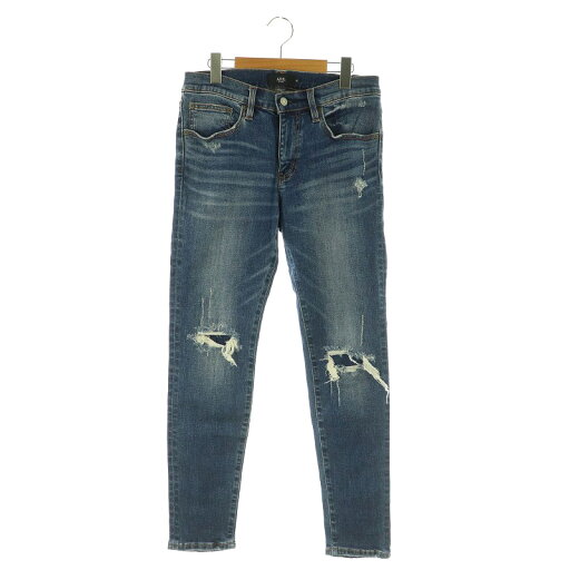 【中古】アズールバイマウジー AZUL by moussy VINTAGE REMAKE SKINNY デニムパンツ スキニー ジーンズ ダメージ加工 ストレッチ M ブルー /MY ■OS ■AX メンズ 【ベクトル 古着】 250509 【中古】アズールバイマウジー AZUL by moussy VINTAGE REMAKE SKINNY デニムパンツ スキニー ジーンズ ダメージ加工 ストレッチ M ブルー /MY ■OS ■AX メンズ 【ベクトル 古着】 250509